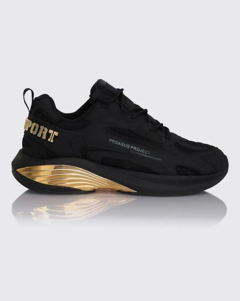 Philipp Plein Pegasus Project Sneakers aus Mesh und Gummi Schwarz