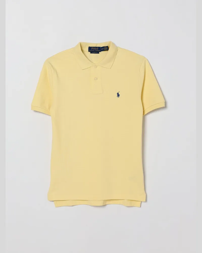 Ralph Lauren Basic Baumwollpolohemd Gelb