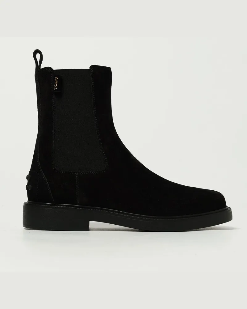 TOD'S Flache stiefeletten damen Schwarz