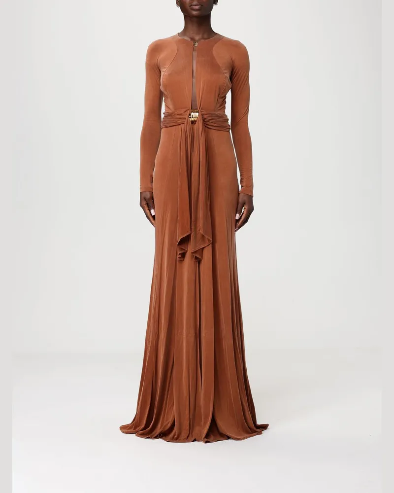 Elisabetta Franchi Kleid damen Leder