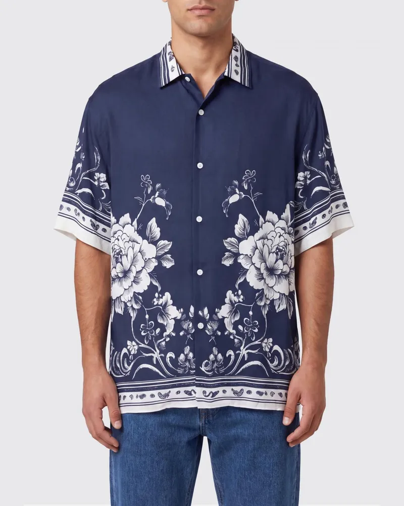 IH NOM UH NIT Hemd herren Blau