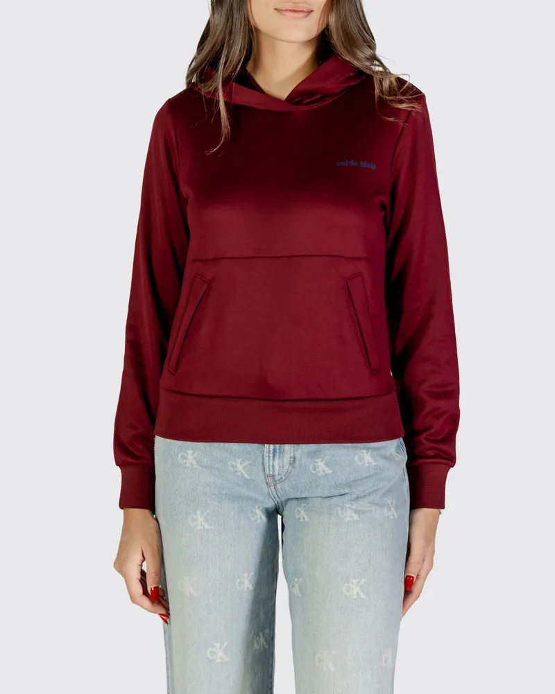 Calvin Klein Sweatshirt damen Burgunderrot