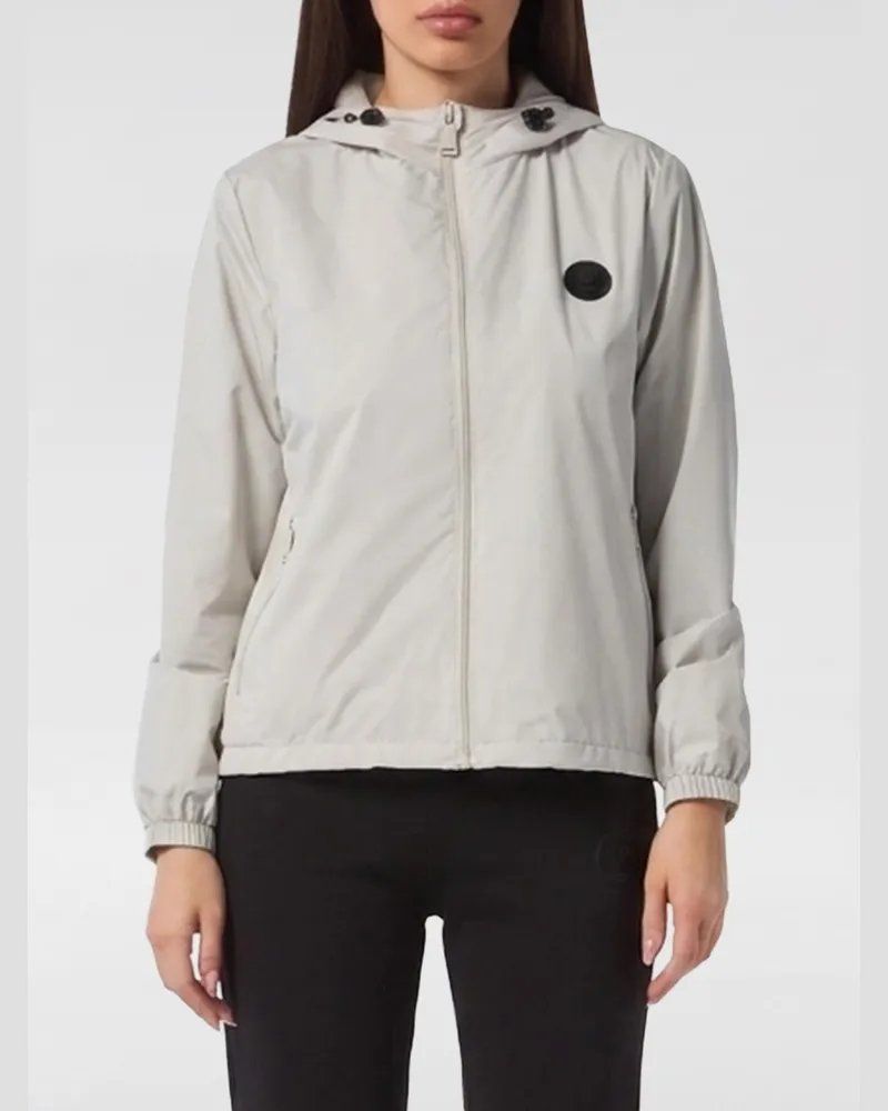 Philipp Plein Windjacke mit Kapuze Grau