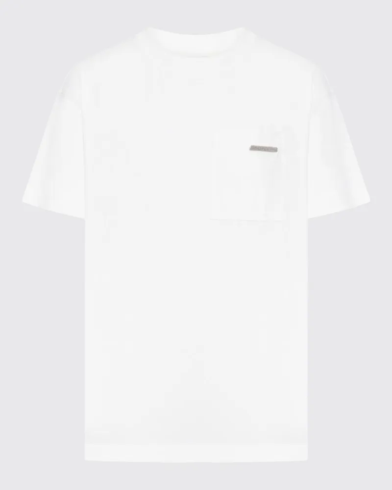 Brunello Cucinelli T-shirt damen Weiß
