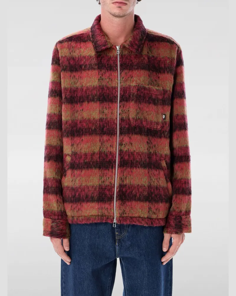 HUF Jacke herren Burgunderrot