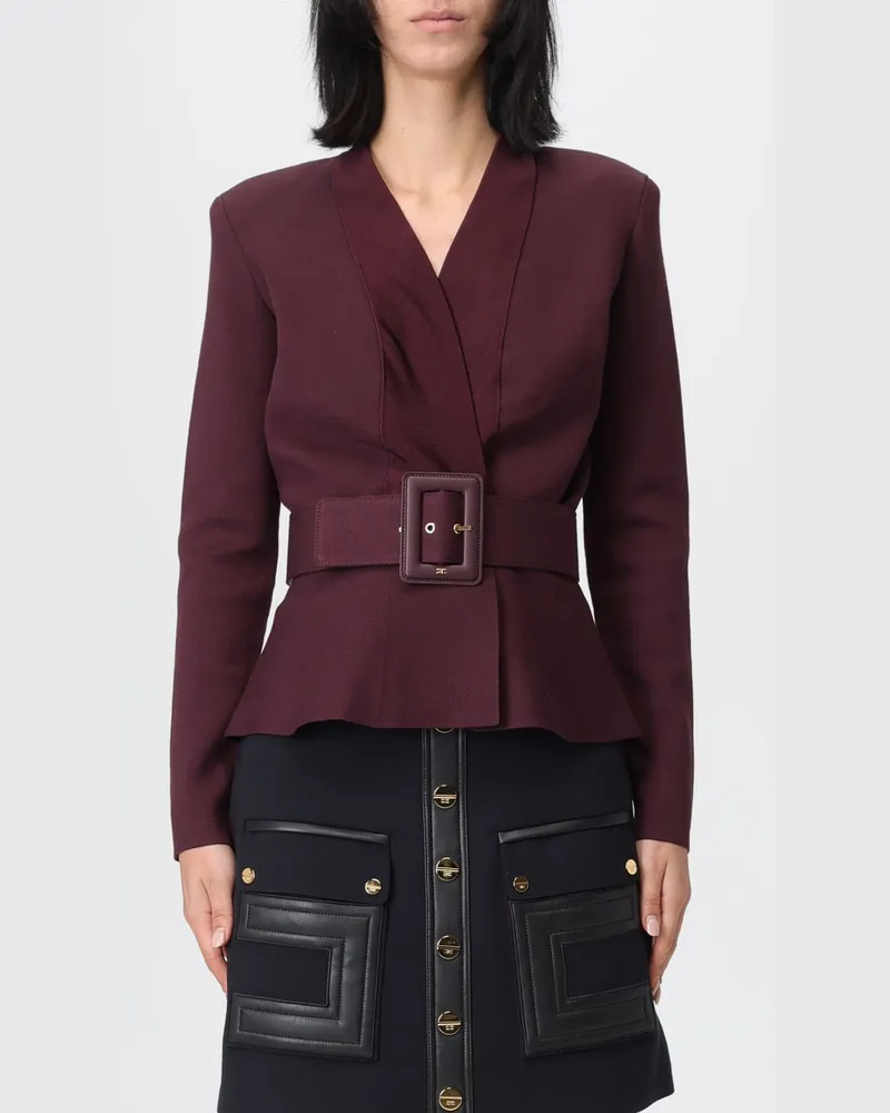 Elisabetta Franchi Pullover damen Weinrot