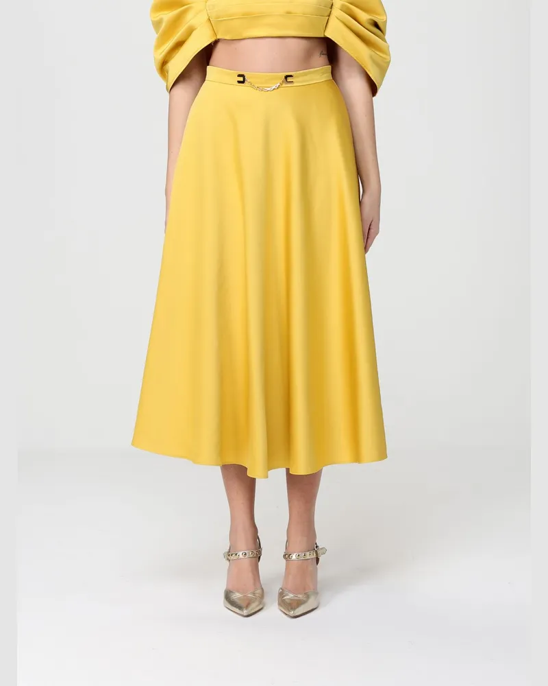 Elisabetta Franchi Rock damen Gelb