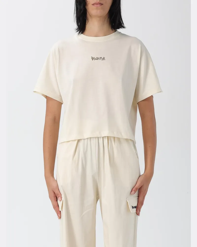 DISCLAIMER T-shirt damen Milch