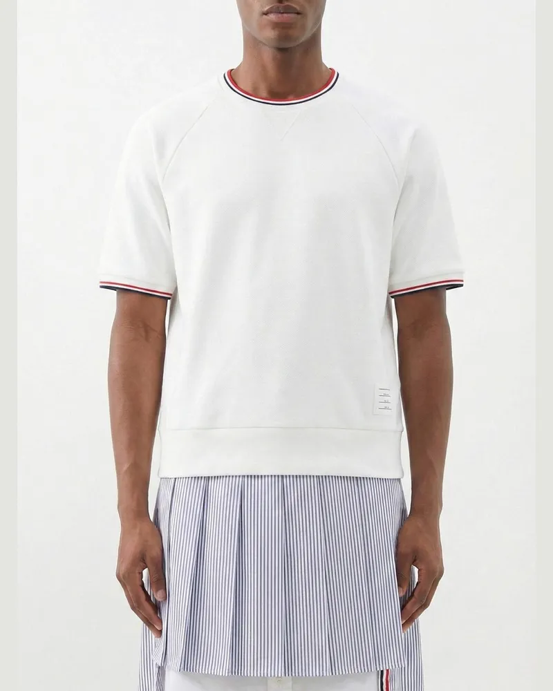 Thom Browne T-shirt herren Weiß