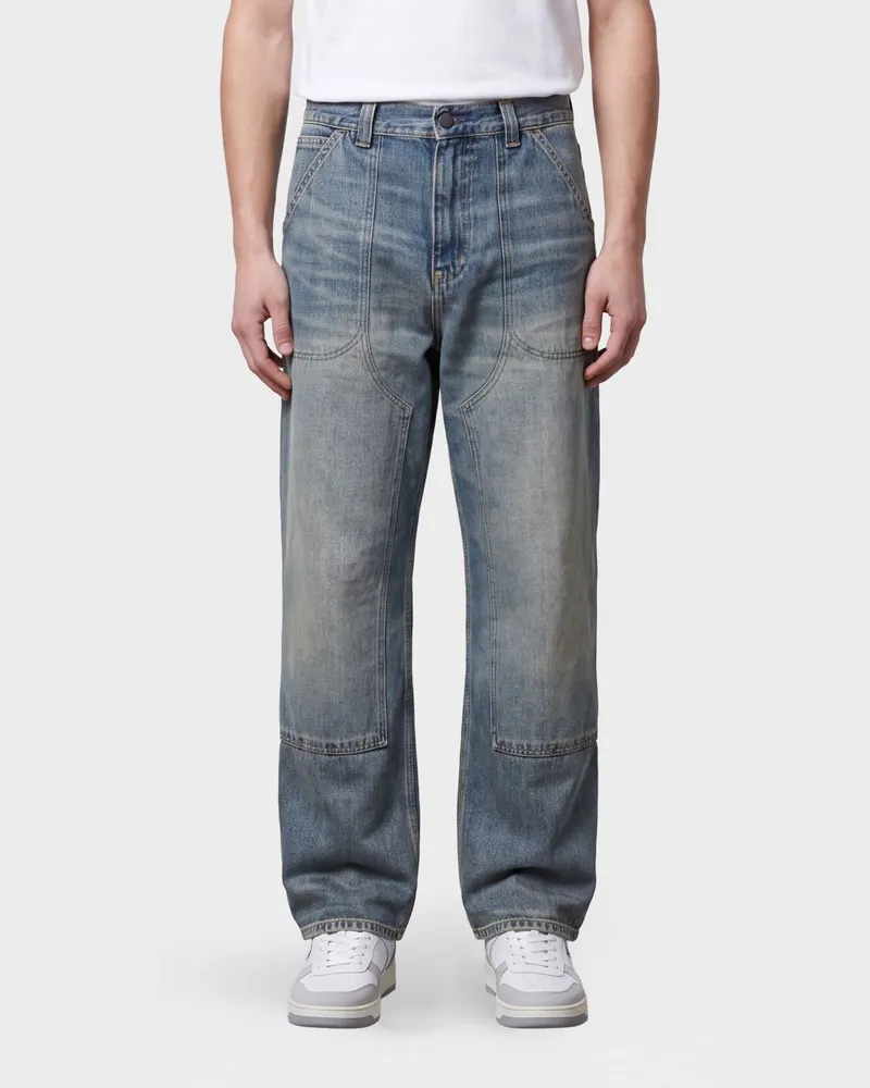 Carhartt WIP Oakland Jeans mit weitem Bein und mittlerer Leibhöhe aus Baumwolldenim Blau