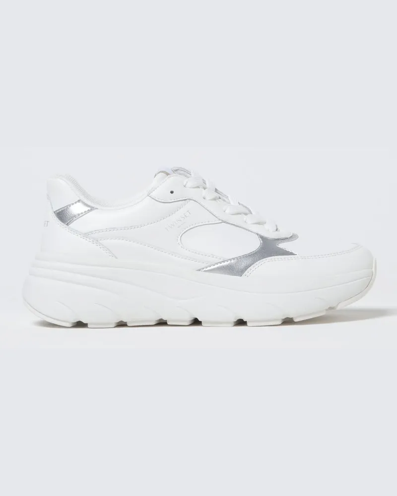 Twin-Set Sneakers damen Silber