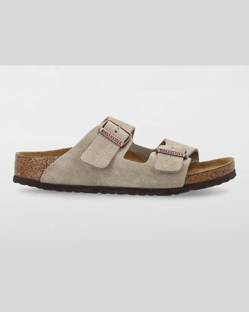 Birkenstock Arizona Sandalen aus Wildleder Beige