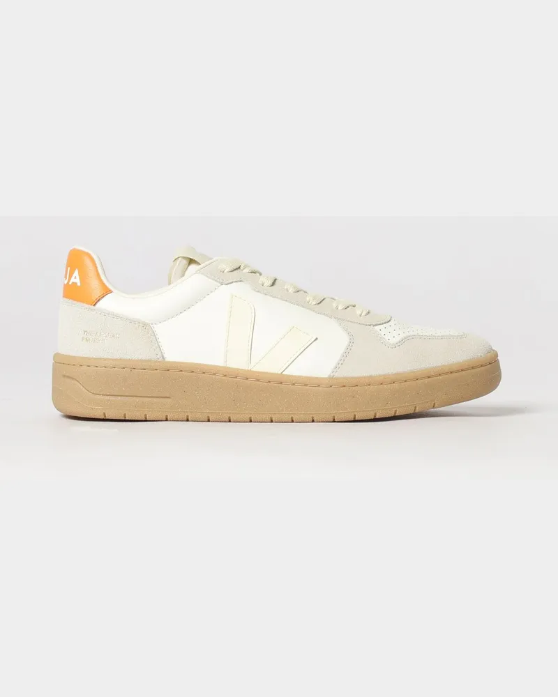 VEJA V-82 O.T. Leder-Sneakers Weiß