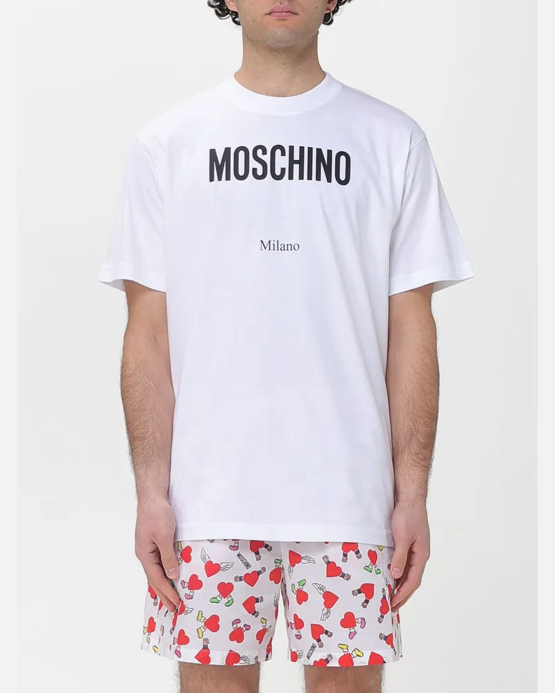 Moschino T-shirt herren Weiß