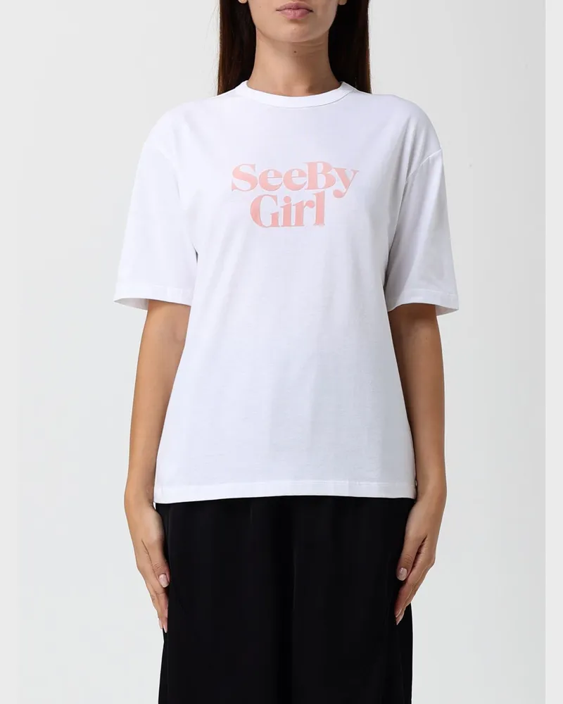 See by Chloé T-shirt damen See By ChloÉ Weiß