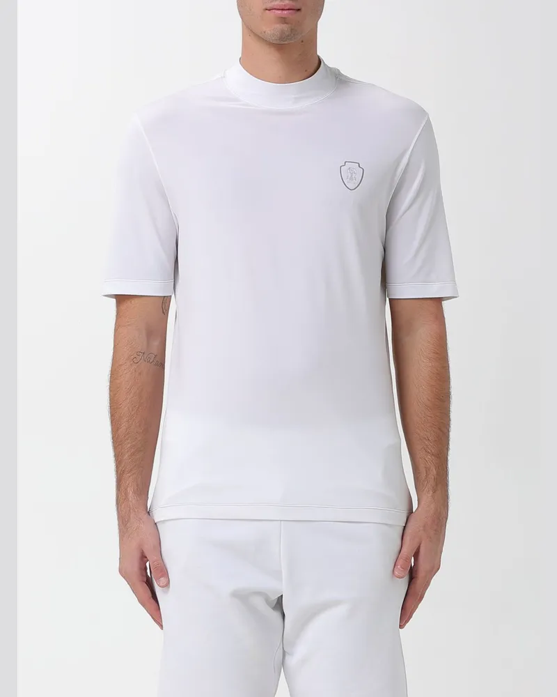Brunello Cucinelli T-shirt herren Weiß