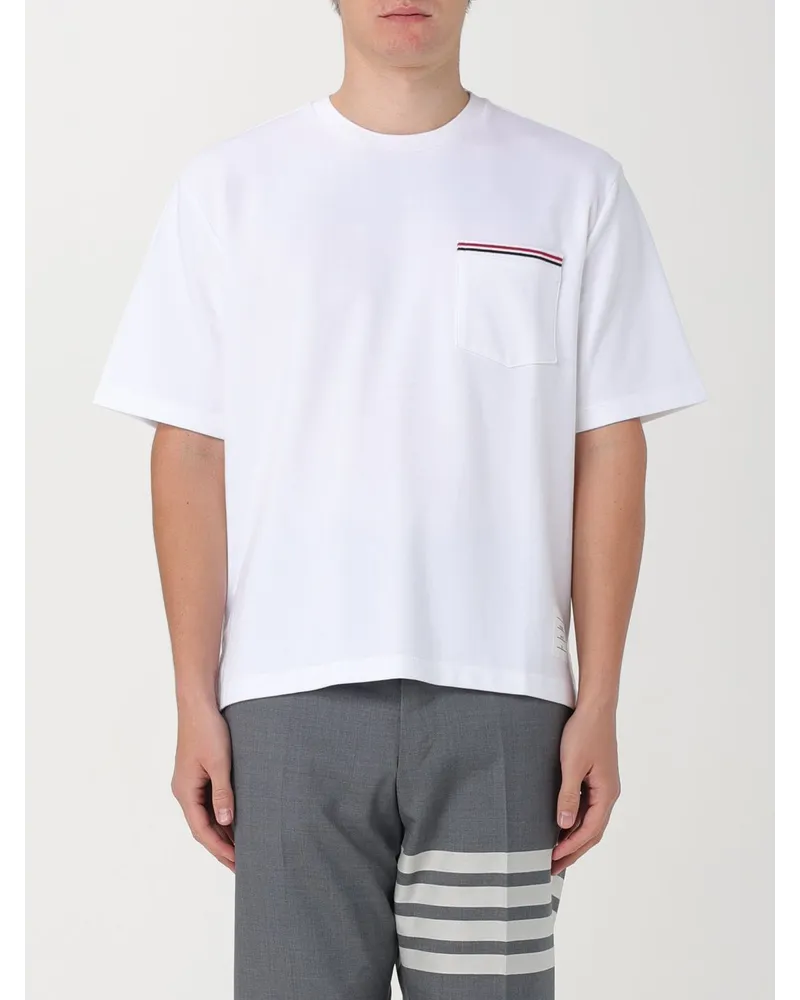 Thom Browne T-shirt herren Weiß