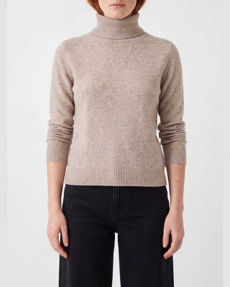 Roberto Collina Slim-Fit-Rollkragenpullover aus Kaschmir- und Seidenmischung Grau