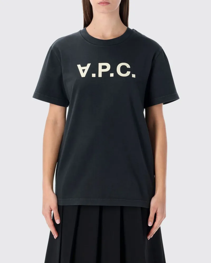 A.P.C. T-shirt damen Schwarz