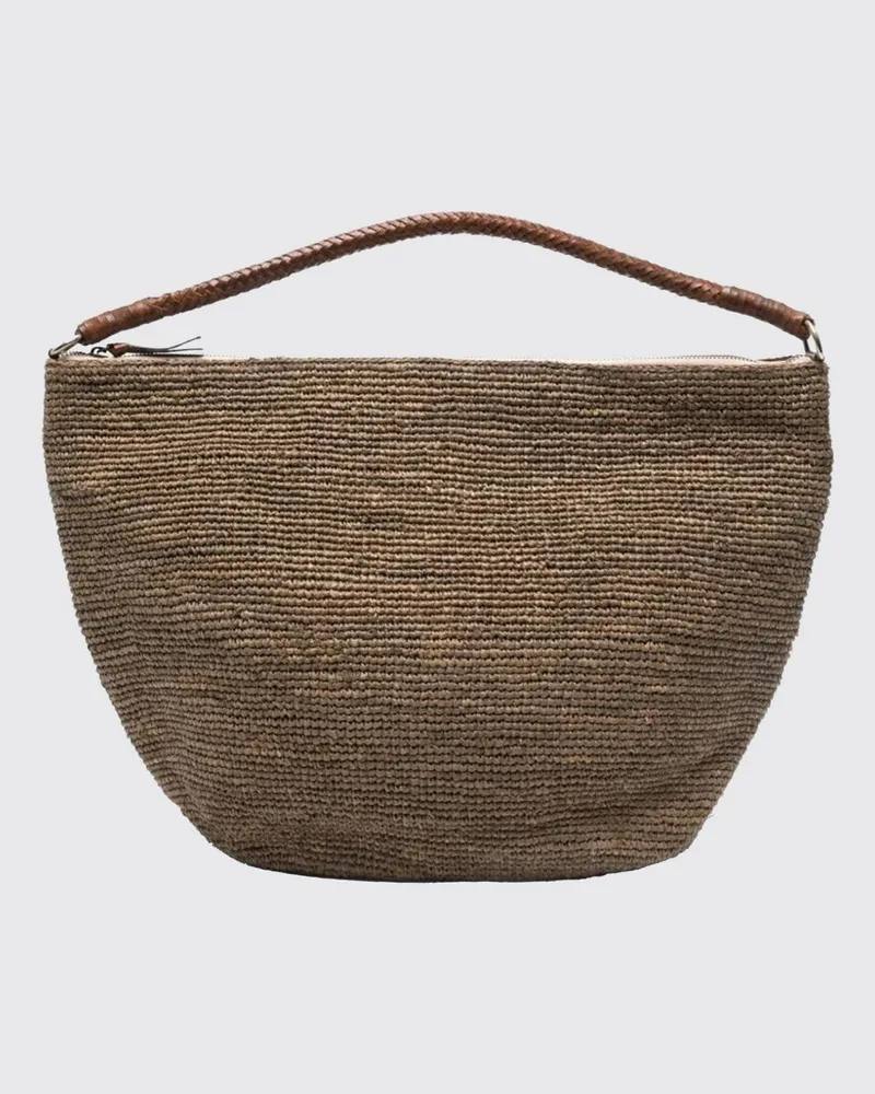 IBELIV Schultertasche damen Braun