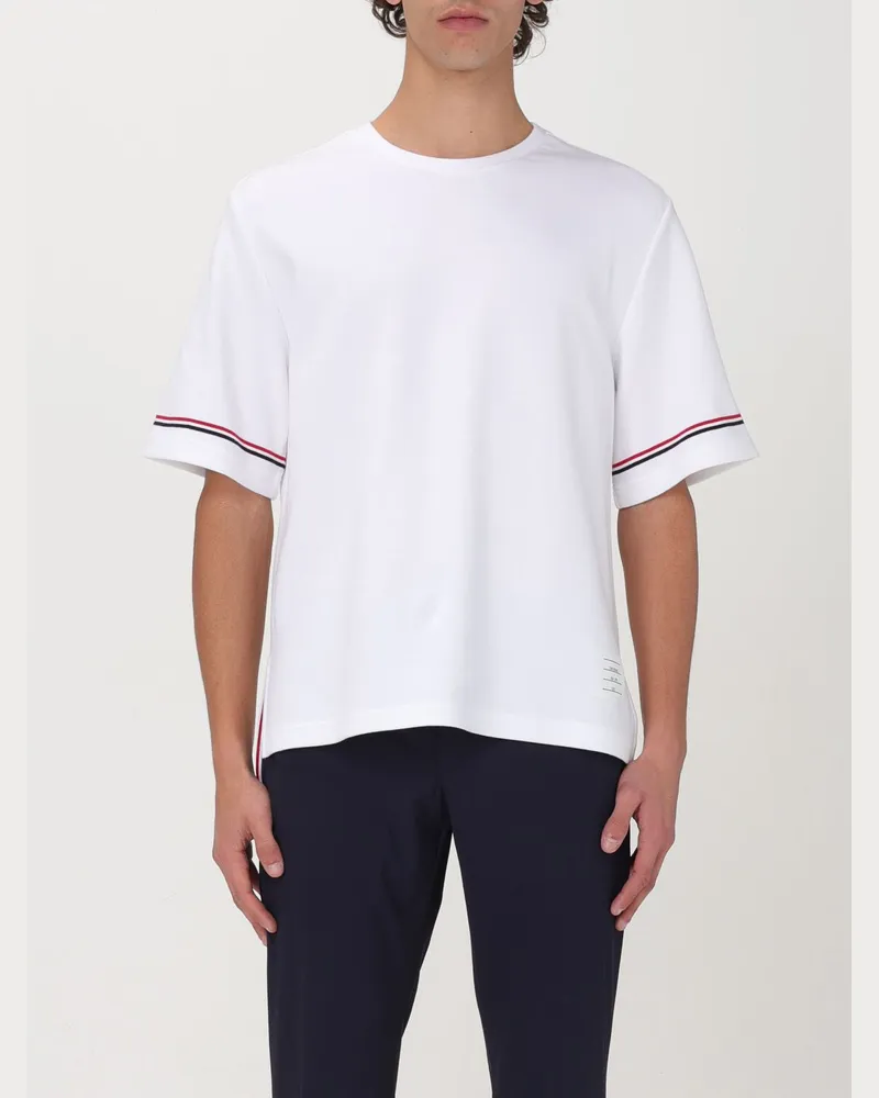 Thom Browne T-shirt herren Weiß