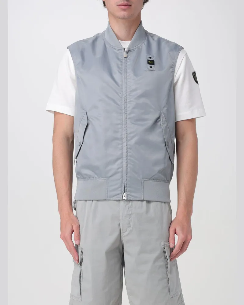 Blauer Jacke herren Grau