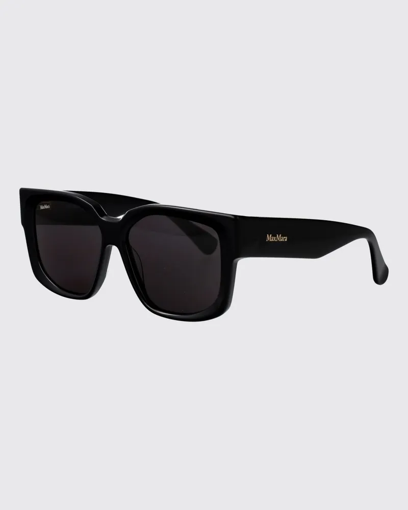 Max Mara Sonnenbrille aus Acetat Schwarz