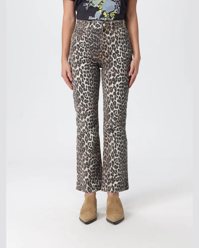 Ganni Hose damen Braun