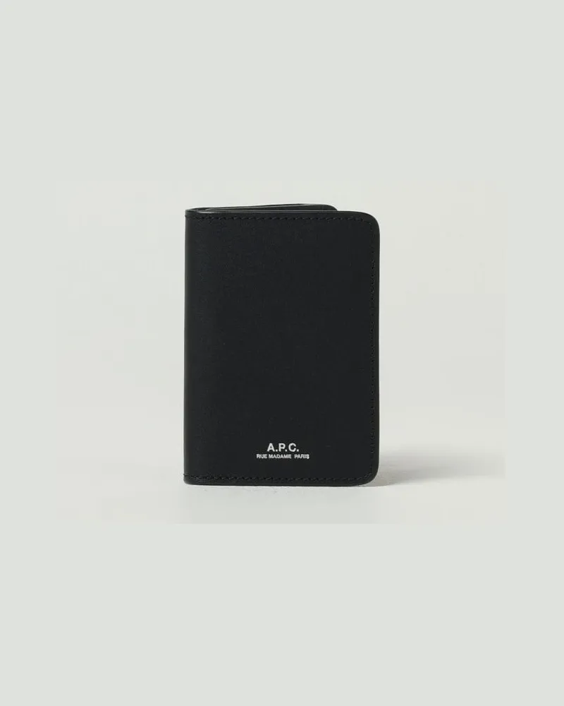 A.P.C. Portmonnaie herren Schwarz