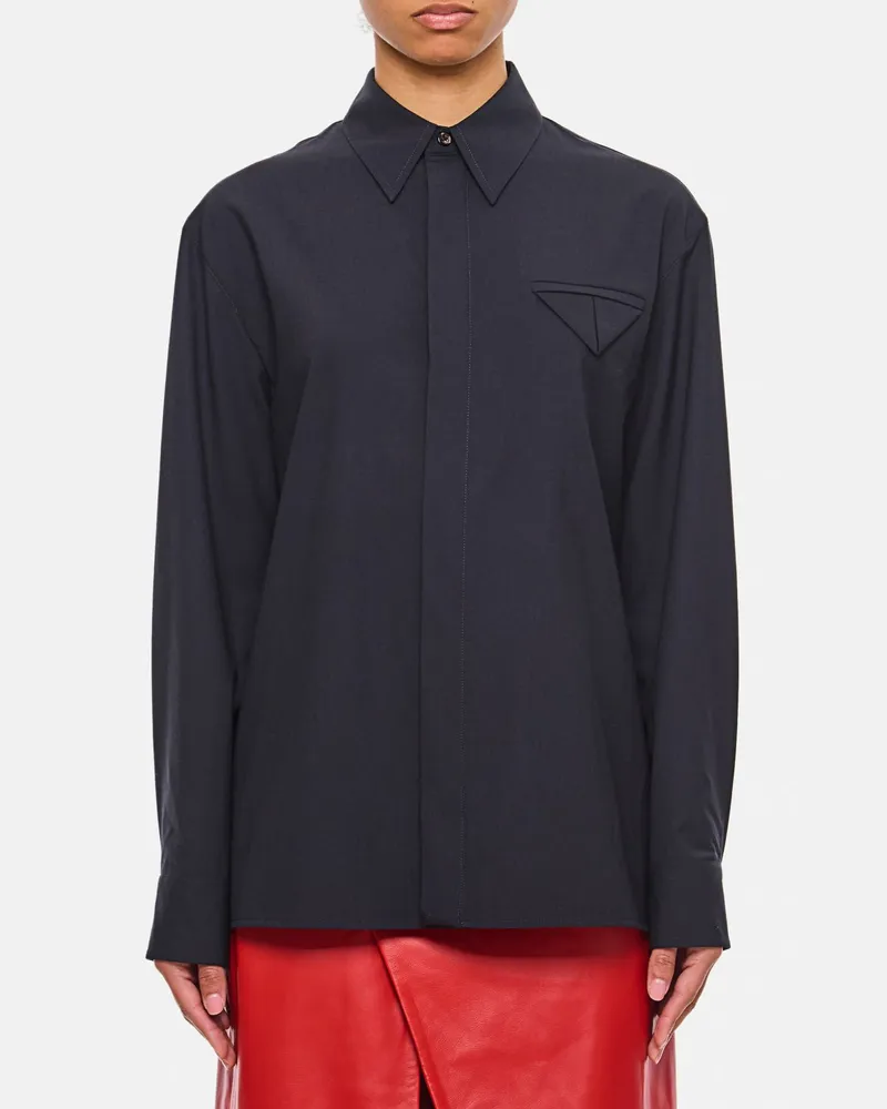 Bottega Veneta Hemdbluse damen Blau