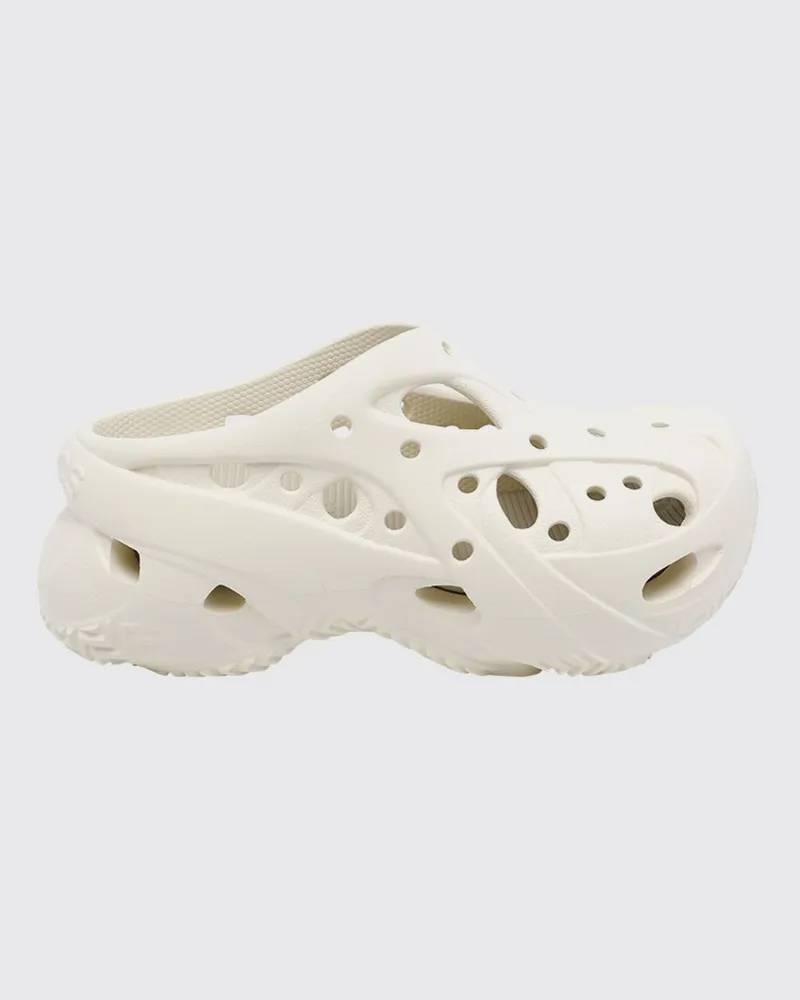 Crocs Caged Clogs aus perforiertem EVA Weiß