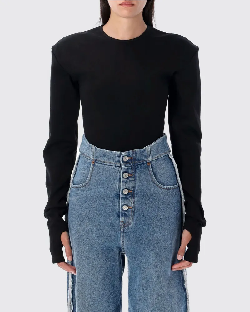 Maison Margiela Bodys damen Schwarz