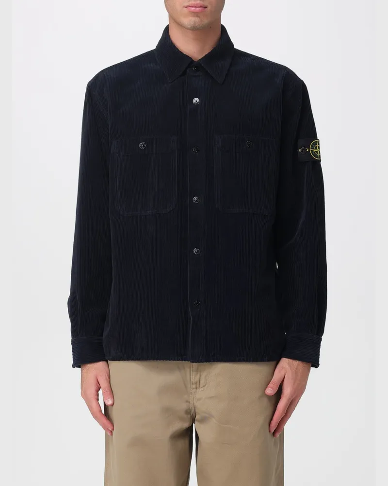Stone Island Hemd herren Blau