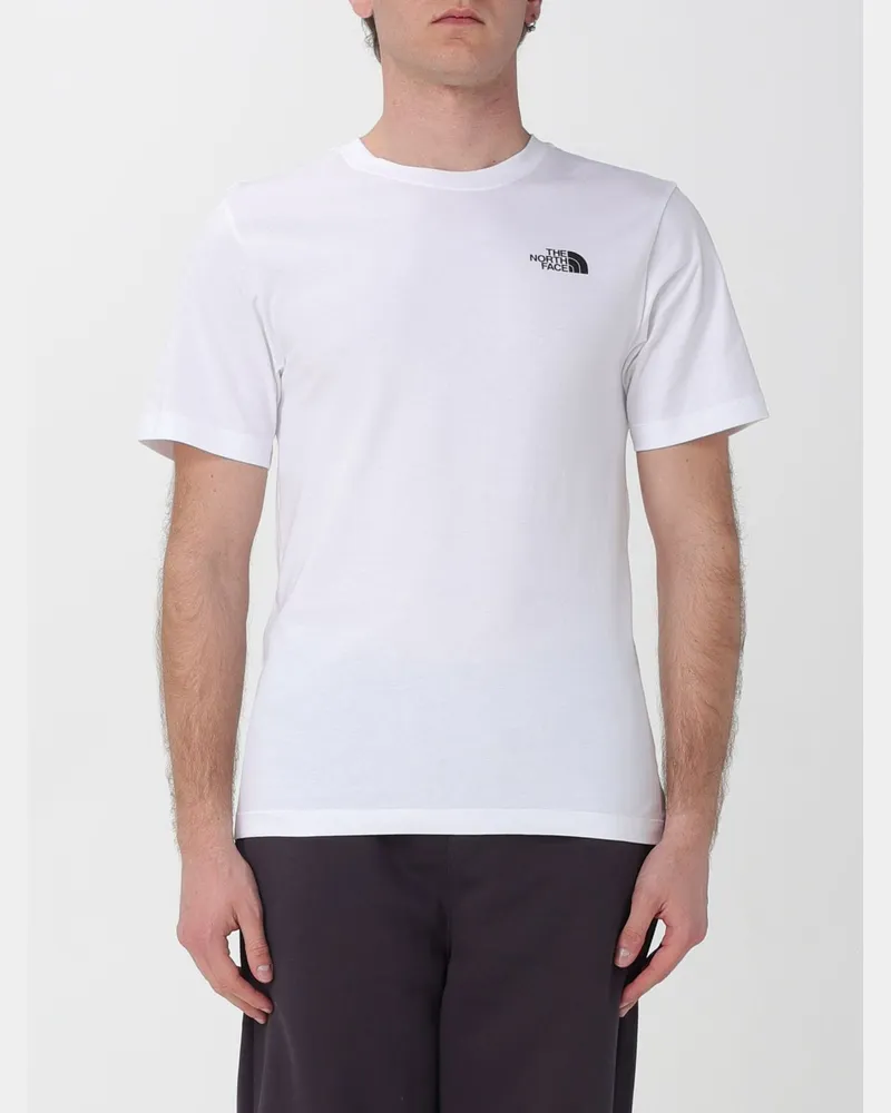 The North Face Bedrucktes Baumwoll-T-Shirt Weiß