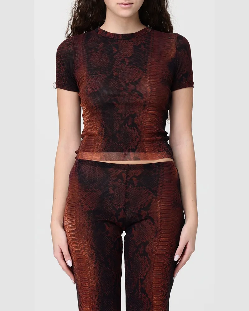 Jean Paul Gaultier T-shirt damen Braun