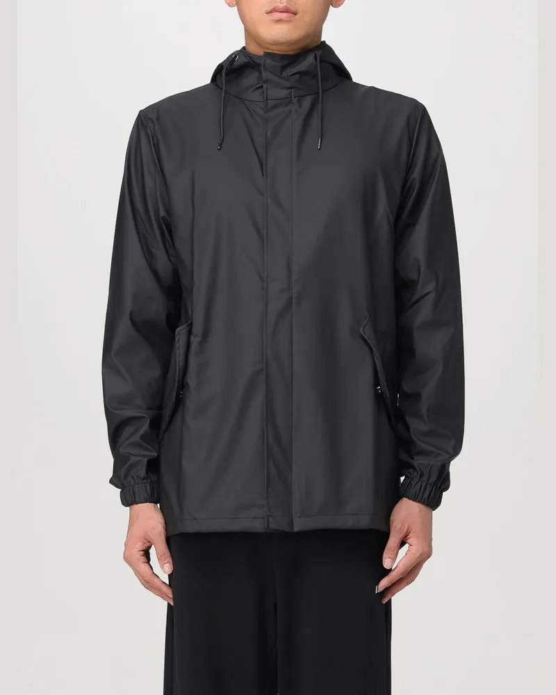 RAINS Jacke herren Schwarz