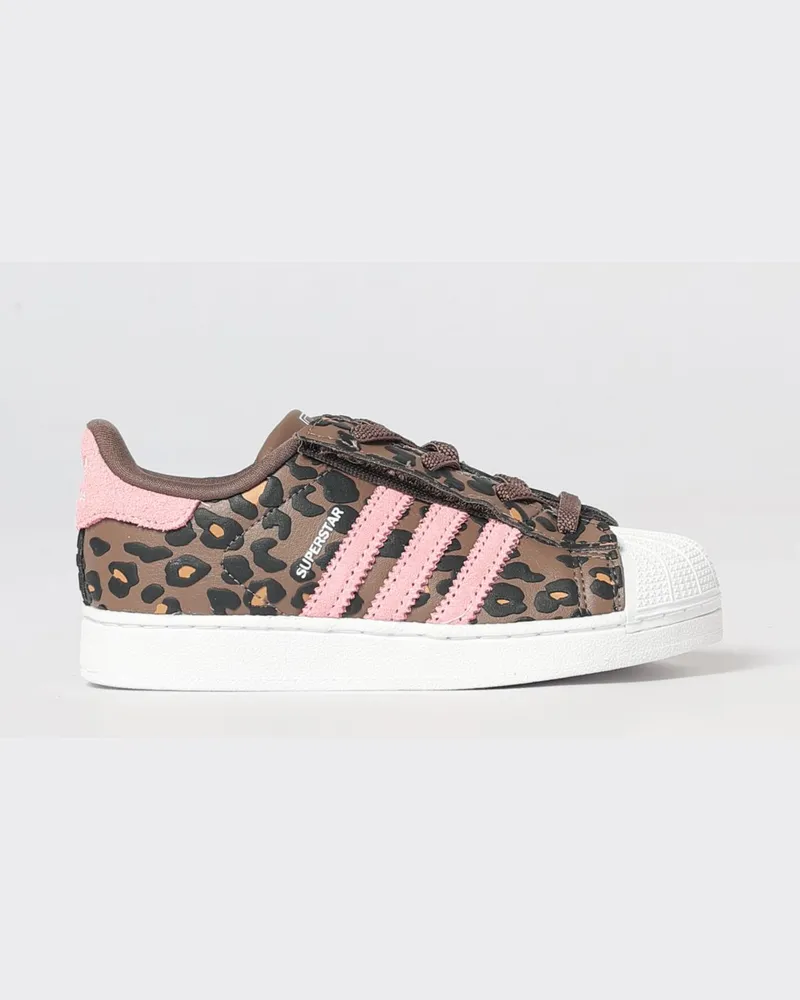 adidas Superstar II Sneakers für Jungen mit Animal-Print und Klettverschluss Grün