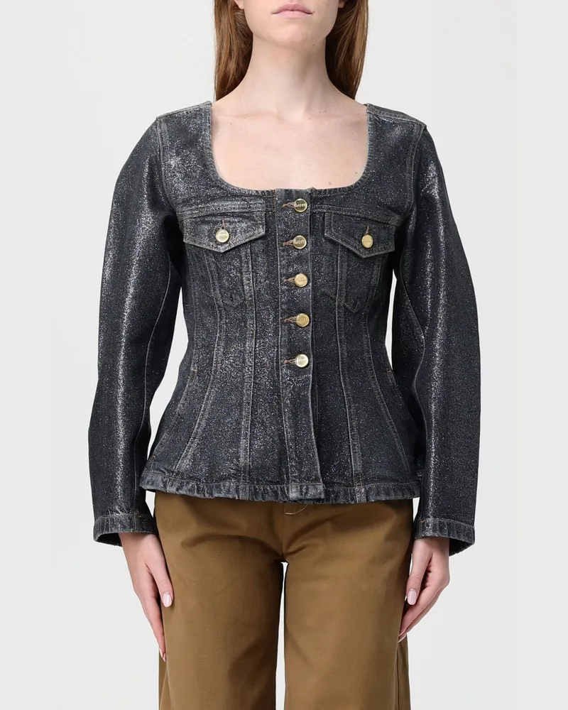 Ganni Blazer damen Schwarz