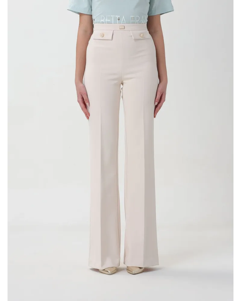 Elisabetta Franchi Hose damen Weiß
