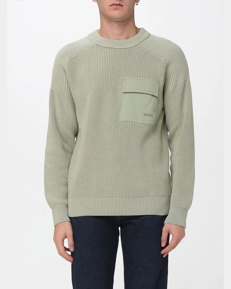 HUGO BOSS Pullover herren Grün