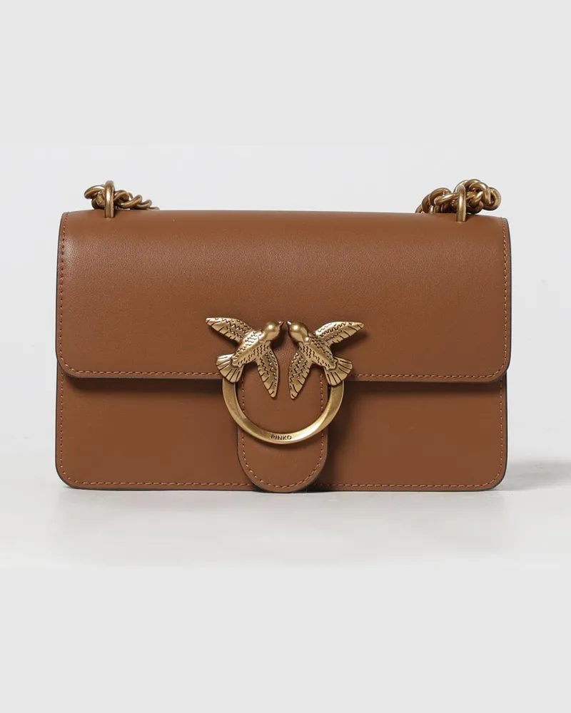 Pinko Schultertasche damen Leder