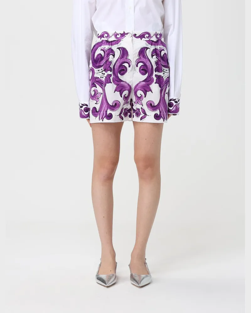 Dolce & Gabbana Shorts damen Dolce & Gabbana Violett