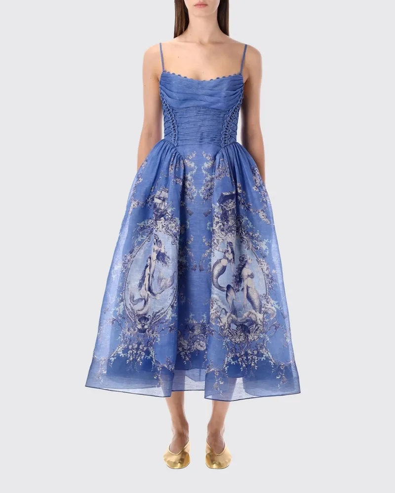 Zimmermann Kleid damen Blau