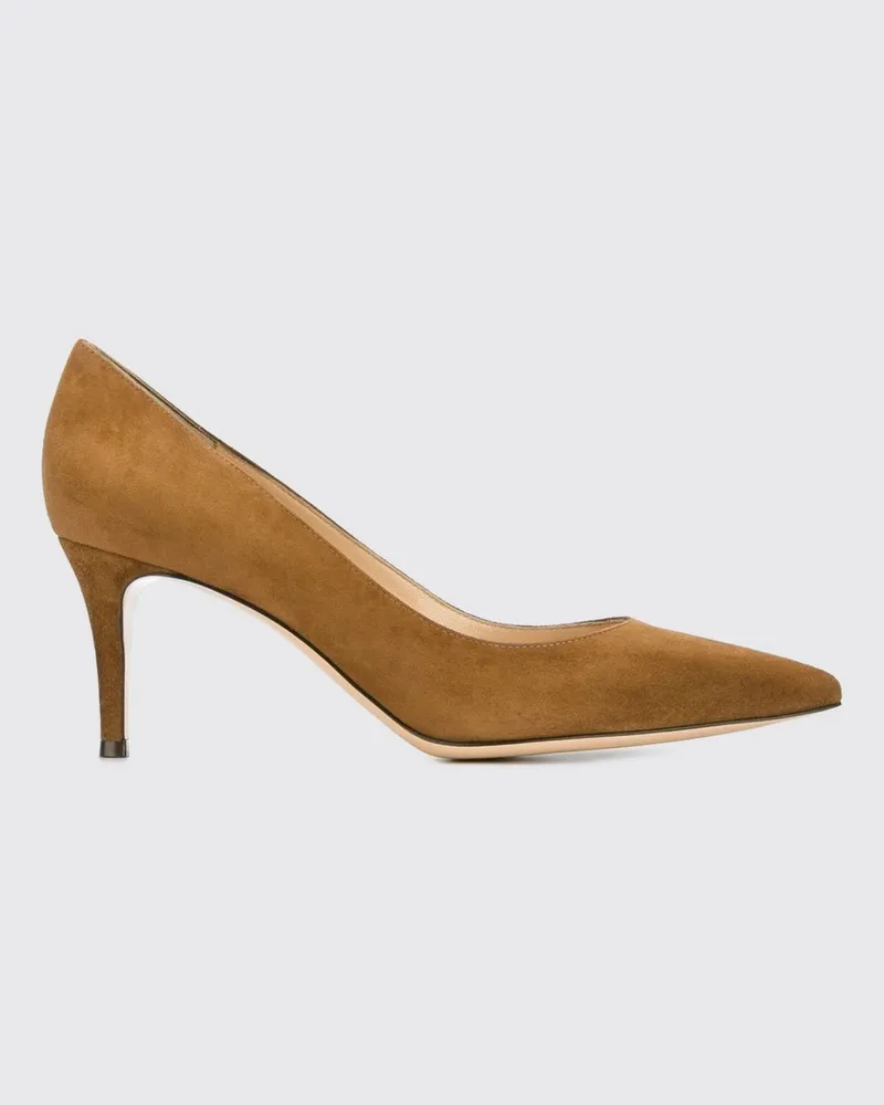 Gianvito Rossi Gianvito Pumps aus Veloursleder mit Stilettoabsatz Braun