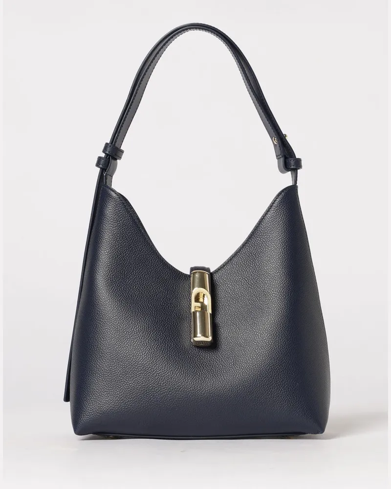 Furla Schultertasche damen Blau
