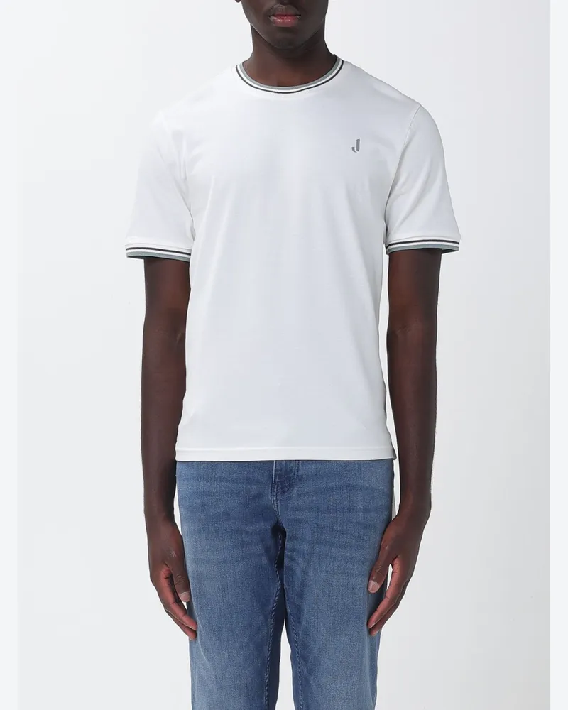 Jeckerson Baumwoll-T-Shirt mit Logo Weiß