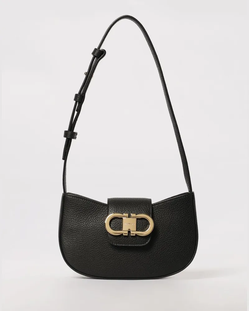 Ferragamo Schultertasche damen Schwarz