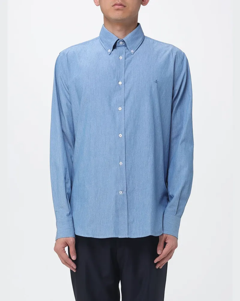 Brooksfield Lässiges Baumwollhemd Denim