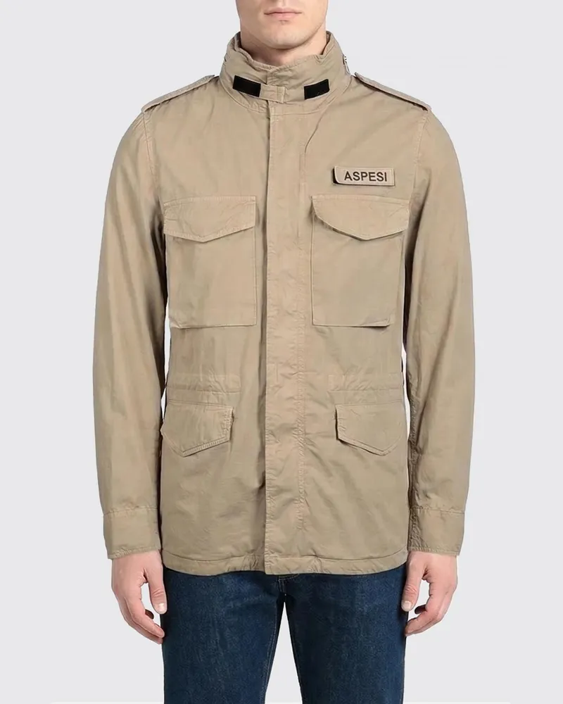 ASPESI Jacke herren Beige
