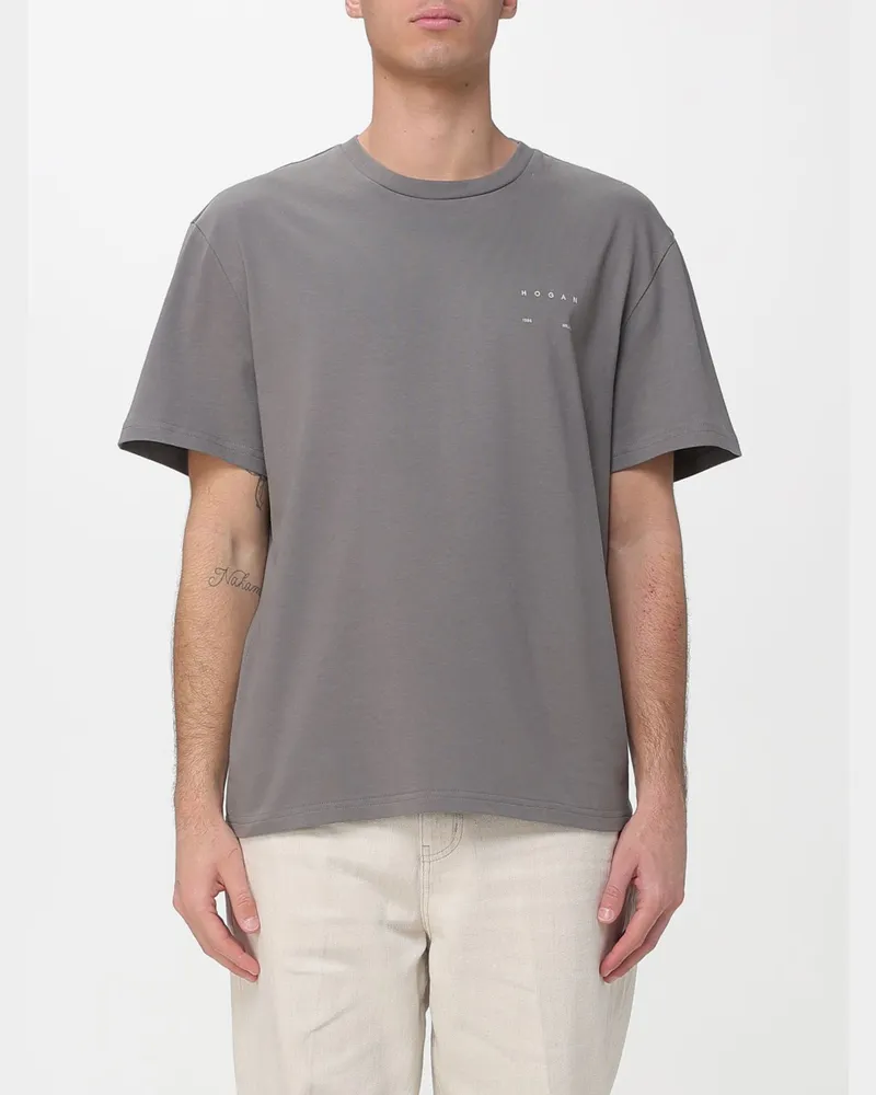 Hogan T-shirt herren Grau